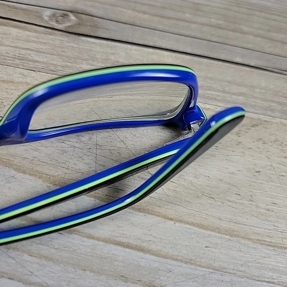 Ray-Ban Jr RB1536 3600 Youth Black Blue Square Eyeglasses 48-16 130 FRAMES ONLY‎